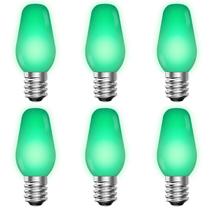Lâmpadas LED de substituição LUXRITE C7 Green 0,5 W (pacote com 6)