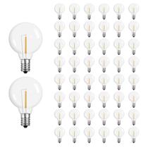 Lâmpadas LED de substituição Meconard G40 1W, pacote com 50