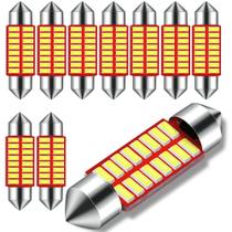 Lâmpadas LED DODOFUN 36MM Festoon 6418 DE3423 DE3425 6000K