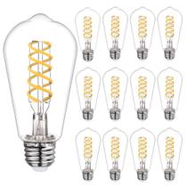 Lâmpadas LED Edison Austin Coast Dimmable Vintage 6W (pacote com 12)