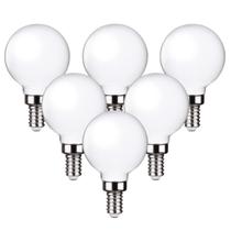 Lâmpadas LED Edison KGC G50 E12 reguláveis 4,5 W 500 lm 2700 K, pacote com 6