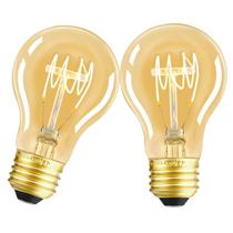 Lâmpadas LED Edison LDCHIUEN 4W 2200K A19 E26 reguláveis