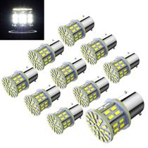 Lâmpadas LED Efoxcity 1156, pacote de 10, 12 V, 650 lúmens, brancas para carro Lâmpadas LED Efoxcity 1156, pacote de 10, 12 V, 650 lúmens, brancas para carro