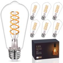 Lâmpadas LED EMYMLITE, pacote com 6 W, 600 lm, 2700 K, E26, reguláveis