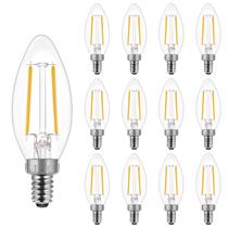Lâmpadas LED Energetic Lighting B11 E12 5W 550lm 2700K, pacote com 12 Lâmpadas LED Energetic Lighting B11 E12 5W 550lm 2700K, pacote com 12