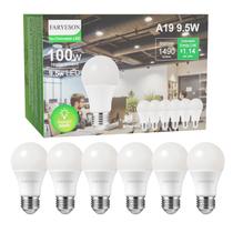 Lâmpadas LED faryeson A19 E26 9,5W 1490 lúmens 5000K IP20