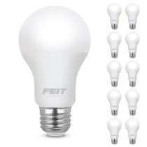 Lâmpadas LED Feit Electric A19 10W 800lm 5000K, pacote com 10