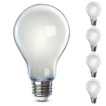 Lâmpadas LED Feit Electric A19 5W 450lm 5000K reguláveis, pacote com 4