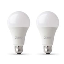 Lâmpadas LED Feit Electric A19, equivalente a 100 W, pacote com 2 Lâmpadas LED Feit Electric A19, equivalente a 100 W, pacote com 2