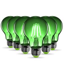 Lâmpadas LED Feit Electric A19/TG/LED/6 25W verdes, pacote com 6 Lâmpadas LED Feit Electric A19/TG/LED/6 25W verdes, pacote com 6