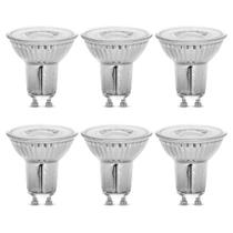Lâmpadas LED Feit Electric MR16 GU10 6W 3000K reguláveis, pacote com 6 Lâmpadas LED Feit Electric MR16 GU10 6W 3000K reguláveis, pacote com 6