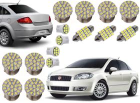 Lâmpadas led fiat linea todos + teto e porta malas Lâmpadas led fiat linea todos + teto e porta malas