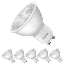 Lâmpadas LED Finaled GU10 5W 3000K 500LM Spotlight, pacote com 6