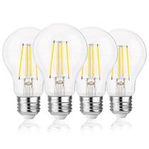 Lâmpadas LED FLSNT A19 7W 800Lm 5000K reguláveis, pacote com 4