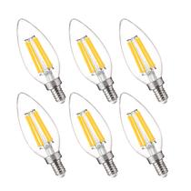 Lâmpadas LED FLSNT Candelabra 5,5 W 5000 K Daylight E12 800 LM 6 unidades
