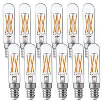 Lâmpadas LED FLSNT Candelabra 5,5 W 550 LM 2700 K E12, pacote com 12