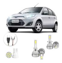 Lampadas Led Ford Fiesta 2011 A 2014 H1 H7 20000lm