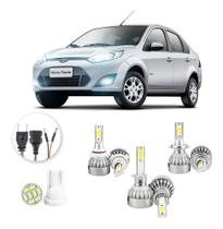 Lampadas Led Ford Fiesta Sedan 2007 A 2011 Hb4 H1 H7 20000lm