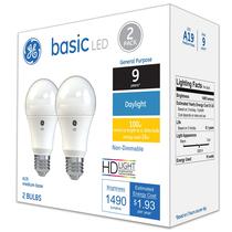 Lâmpadas LED GE Basic 100W Daylight A19 (pacote com 2) Lâmpadas LED GE Basic 100W Daylight A19 (pacote com 2)