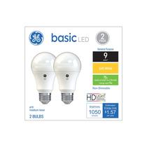Lâmpadas LED GE Basic 75W Soft White A19 (pacote com 2)