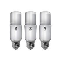 Lâmpadas LED GE Bright Stik 9W (equivalente a 60W), pacote com 3 Lâmpadas LED GE Bright Stik 9W (equivalente a 60W), pacote com 3