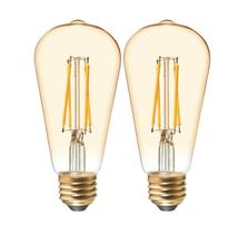 Lâmpadas LED GE Lighting Vintage Edison Style 6W (pacote com 2)