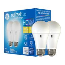 Lâmpadas LED GE Refresh 100W Daylight A19 (pacote com 2) Lâmpadas LED GE Refresh 100W Daylight A19 (pacote com 2)