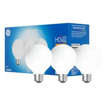 Lâmpadas LED GE Refresh 40W Daylight G25 Globe, pacote com 3 Lâmpadas LED GE Refresh 40W Daylight G25 Globe, pacote com 3
