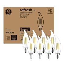 Lâmpadas LED GE Refresh 60W Eqv Daylight Small Base 8Pk Lâmpadas LED GE Refresh 60W Eqv Daylight Small Base 8Pk