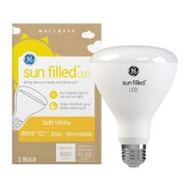 Lâmpadas LED GE Sun Filled 8,5 W 65 W, brancas macias BR30, 1 pacote Lâmpadas LED GE Sun Filled 8,5 W 65 W, brancas macias BR30, 1 pacote