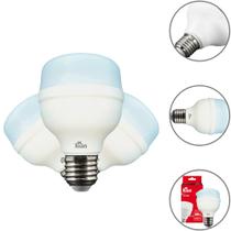 Lâmpadas led globe 20w 6500k branca fria kit com 3 unidades