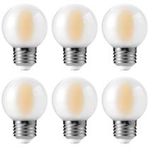 Lâmpadas LED Globe Decoaui E26 G16.5 4W (40W) 2700K 400lm, pacote com 6 Lâmpadas LED Globe Decoaui E26 G16.5 4W (40W) 2700K 400lm, pacote com 6