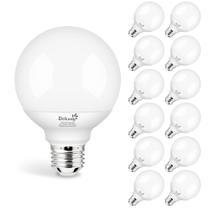 Lâmpadas LED Globe Dekang G25 5W 4000K Daylight, pacote com 12 Lâmpadas LED Globe Dekang G25 5W 4000K Daylight, pacote com 12