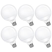 Lâmpadas LED Globe EvaStary G25 6W (equivalente a 60W), 5000K, pacote com 6