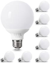 Lâmpadas LED Globe Pazetiv 5W 2700K 120V, pacote com 8 unidades G25 E26 Lâmpadas LED Globe Pazetiv 5W 2700K 120V, pacote com 8 unidades G25 E26