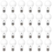 Lâmpadas LED GOECOVATE A19 8W 800lm 2700K E26, pacote com 24 Lâmpadas LED GOECOVATE A19 8W 800lm 2700K E26, pacote com 24