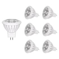Lâmpadas LED GOHDLAMP MR11 3W Daylight White 6000K 12V, pacote com 6