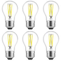 Lâmpadas LED Gozelux A15 Vintage Edison 6W (60W Equiv) 5000K, pacote com 6