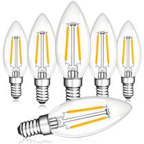 Lâmpadas LED Grensk Dimmable E12 2W (25W) brancas quentes 2700K 6 unidades