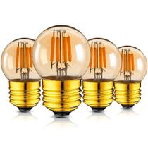 Lâmpadas LED Grensk G40 E26 3W 2200K, branco quente, pacote com 4