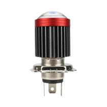 Lâmpadas LED H4, H6, BA20D para Farol de Motocicleta - Lente de Chip CSP - Feixe Alto