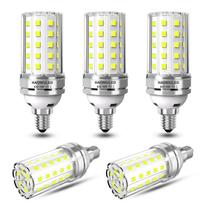 Lâmpadas LED HAONIULED E12 10W 1000 lúmens 6000K, pacote com 5