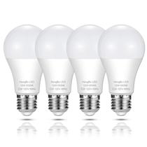 Lâmpadas LED HengBo 12W 100W equivalentes a 6500K E26, pacote com 4 Lâmpadas LED HengBo 12W 100W equivalentes a 6500K E26, pacote com 4