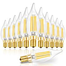 Lâmpadas LED Hizashi Candelabra E12 4W 450lm 5000K, pacote com 12