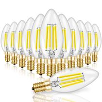 Lâmpadas LED Hizashi Chandelier 6W 5000K Daylight E12, pacote com 12