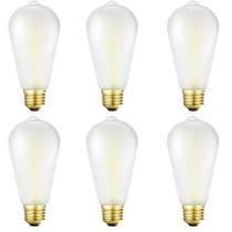 Lâmpadas LED HOMOSUM Dimmable E26 Frosted 4W 4000K 400lm, pacote com 6
