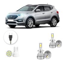 Lampadas Led Hyundai Grand Santa Fé 2014 A 2016 H7h7 20000lm Lampadas Led Hyundai Grand Santa Fé 2014 A 2016 H7h7 20000lm