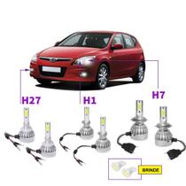 Lampadas Led Hyundai I30 2009 A 2012 H1 H7 H27 20000lm