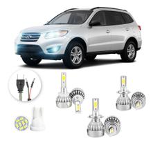 Lampadas Led Hyundai Santa Fe 2007 A 2013 H27 H7 H7 20000lm