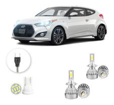 Lampadas Led Hyundai Veloster 2014 A 2020 H7 H7 20000lm